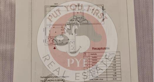 Iancului | Apartament 2 camere | 53mp | Semidecomanat | B9528